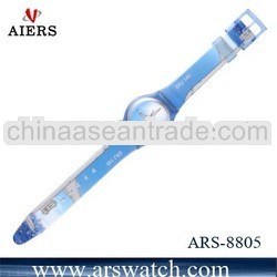 Promotion plastic SS watch