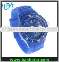 Quartz custom silicone watch with assorted color
