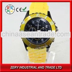 R40Y hot sales 2013 silicone band stainless steel back luxury automatic watches