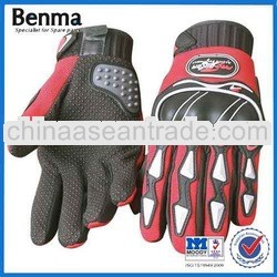 Red Motorcycle Gloves ,Motorbike Genuine Full Finger Gloves, waterproof Racing Gloves Hot Sell!