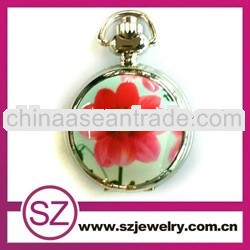SWH00222 flower pocket watch