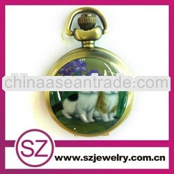 SWH0233 cat enamel necklace watch
