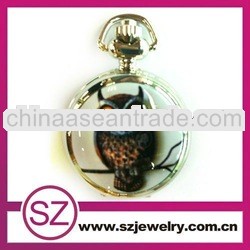 SWH0263 owl pocket watch