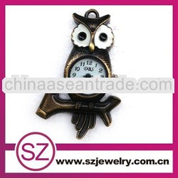 SWH0270 owl pocket watch necklace