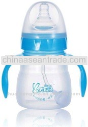 Silicone rubber baby feeding bottle
