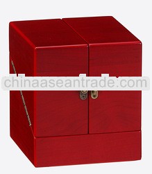 Single Cherry Matt Wooden Watch Winder Box
