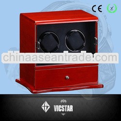 Solid wood Mahogany Dual Automatic Watch Winder