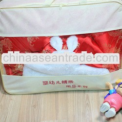 Spring autumn 2013 new style silk kids cloak comfortable soft baby clothes set tc1179