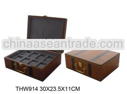 THW914,Wooden Watch Box for 8 Pillows