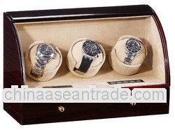 Triple Ebony Watch Winding Box