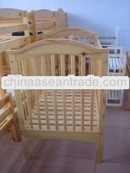 UCF0009 Solid Pine Wood Crib Bed/Baby Crib