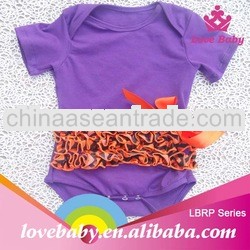 Wholesale leopard organic winter plain baby rompers