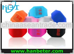 Wholesale promotional colored light up led watches