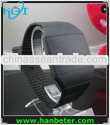 Wholesale promotional touch design colored black fashion led watch