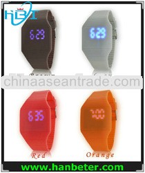 Wholesale promotional touch design led touch screen watches men