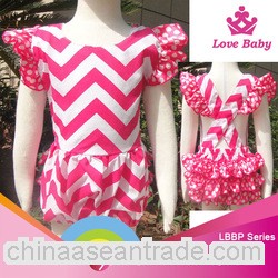 Wholesale red chevron romper baby scales set