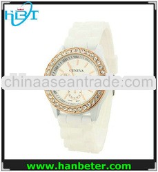 Women men wholesale colorful colorful silicone jelly watch