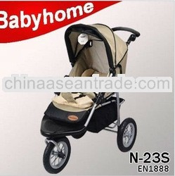 air tyre baby three wheel pram