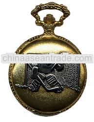 antique design stylish pocket pendant Brass Case Pocket Watches