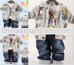 autumn 3pcs BABY CLOTHINGS sets, infant clothings