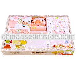 baby clothes 2014 fashion cartoon animal printed cute newborn baby clothes set tc1107