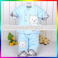 baby garment cartoon animal print cotton warm baby winter clothes tc5244
