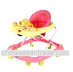 baby walker for girls with music & light/Blue/Red/Green/ Model:130-8