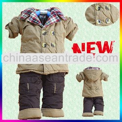 baby wholesale clothing winter plain warm fashion newborn baby boys clothes tc5218