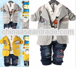 fashion 3pcs BABY CLOTHINGS sets, infant clothings