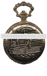 fashionable antique pendant metal case Souvenir Pocket Watch