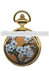 flower style alloy unique Necklace Watch