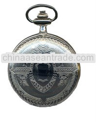good quality alloy japan quartz movt Metal Pocket Watch