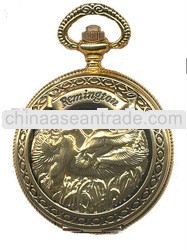 hot fashion factory supply allor case Gold Pocket Watch