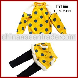 infant clothes girl korean style polka dot new fashion baby girl clothes sets tc5317