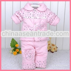 kids clothing wholesale cartoon print warm winter infant baby clothes tc5247
