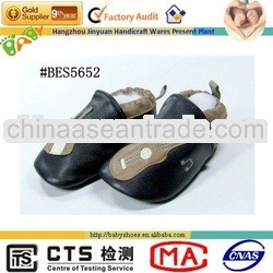 lovely pattern fashion black soft sole wholesale toddler shoes
