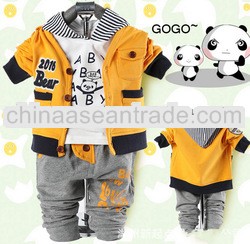new design autumn 3pcs infant CLOTHINGS sets,