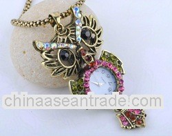 new ladies fashion owl novelty pocket watches