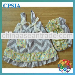 new style for baby Christmas Swing Top Bloomer Set wholesale Baby girl Clothes
