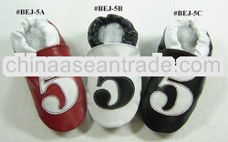 number five design soft sole baby leather shoes