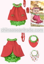 pretty 3pcs BABY CLOTHINGS sets, infant clothings