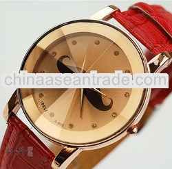 promotional mustache high quality watch,hot selling watch