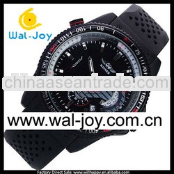 promotional top quality rubber sports stem-winder men watch(SW-1039)