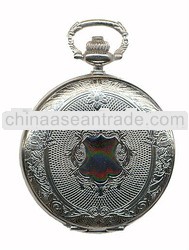 silver pattern case hot fashion Vintage Pocket Watches