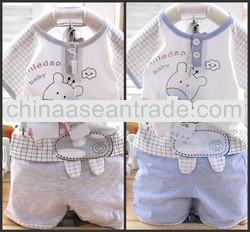 summer 100%cotton BABY CLOTHING SETS