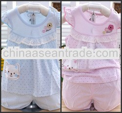 summer cotton BABY CLOTHING SETS