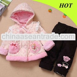 tc5193 wholesale baby clothing thick cute high quality baby girls winter clothes