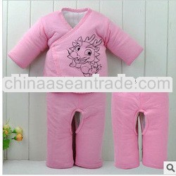 the baby cotton three-piece suit