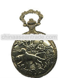 unique design japan quartz movt vintage Bronze Watch