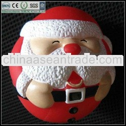 vinyl cartoon figure;santa claus vinyl figure for Chiristmas Days